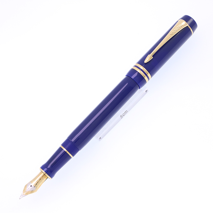 中古)PARKER パーカー 万年筆 デュオフォールド ラピスラズリGT