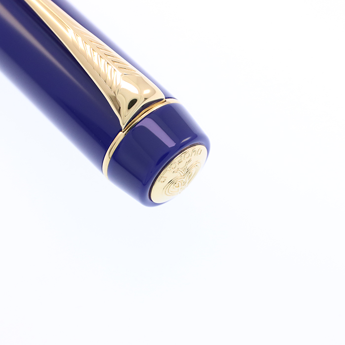 中古)PARKER パーカー 万年筆 デュオフォールド ラピスラズリGT