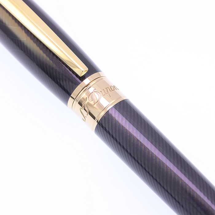 中古)S.T.Dupont エス・テー・デュポン 万年筆 ラインD ジェームズ