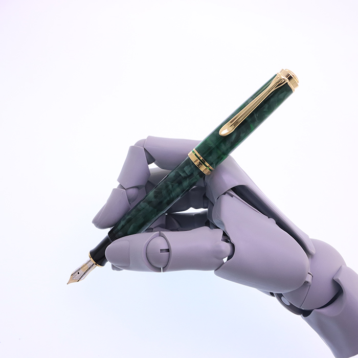 中古)Pelikan ペリカン 万年筆 スーベレーン M600 グリーン・オ