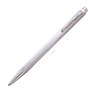 CARAN d'ACHE カランダッシュ ボールペン エクリドール レトロ シルバープレート&パラジウムコート [イニシャル刻印] メイン
