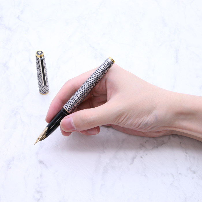 PILOTカスタム三角 ヴィンテージ万年筆 18K