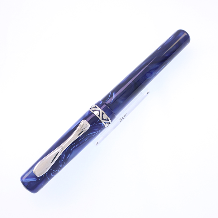 VISCONTI ボールペン カレイド ボイジャー レッドサンセット 中古)VISCONTI ビスコンティ 万年筆 カレイドボイジャー ブルー 18K/M