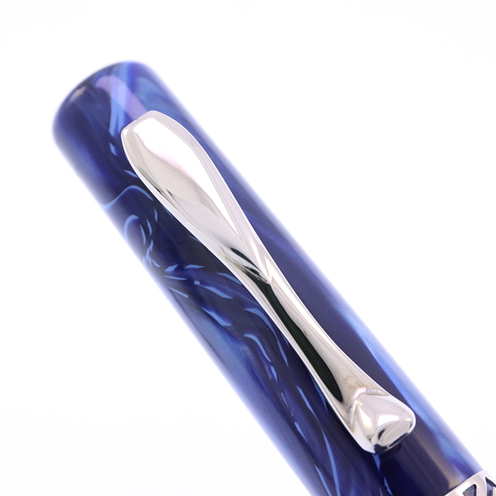 中古)VISCONTI ビスコンティ 万年筆 カレイドボイジャー ブルー 18K/M
