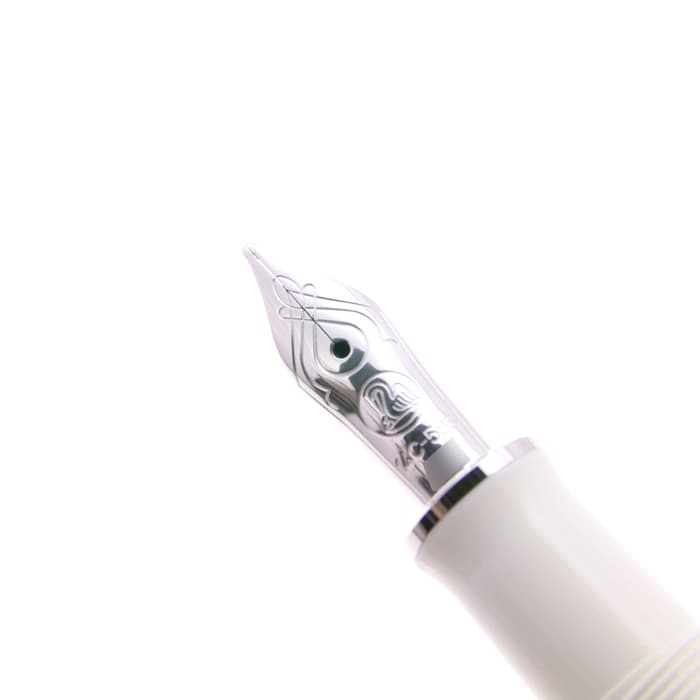 ペリカン　M405 ホワイト/シルバーストライプ ペリカンM405 ホワイト/シルバーストライプ