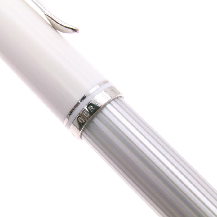 新品)Pelikan ペリカン 万年筆 スーベレーン M405 シルバーホワイト