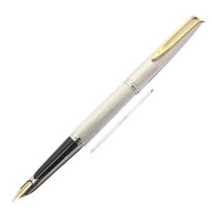 waterman ウォーターマン 万年筆 18K-750 C /F シルバー 詳細ページ | 万年筆 ボールペンなど高級筆記具の販売・買取