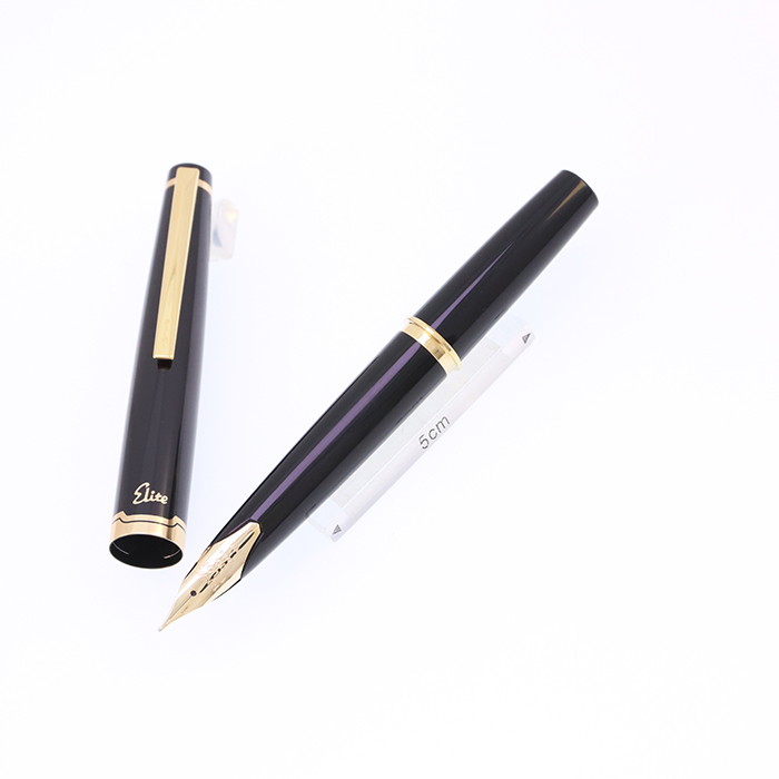 や*ま様 パイロット エリート95s ブラック 中字 (研磨有) 中古)PILOT パイロット 万年筆 エリート95S ブラック 中字（商品ID