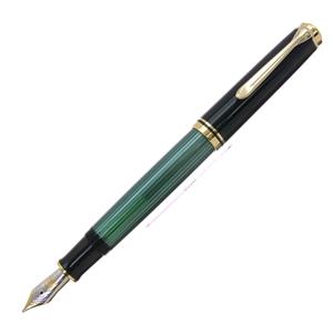 Pelikan ペリカン 万年筆 スーベレーン M800 緑縞 M メイン