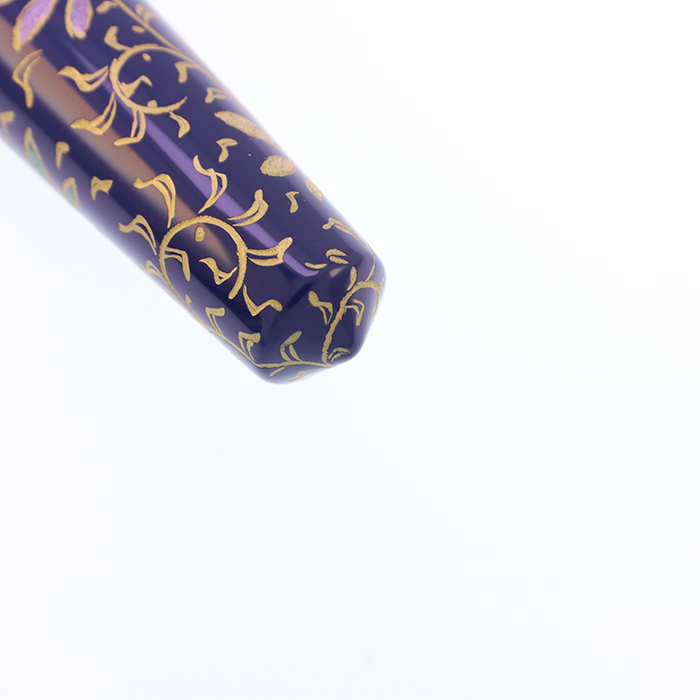 新品)NAKAYA 中屋万年筆 万年筆 シガーピッコロ パルメット 桔梗/色