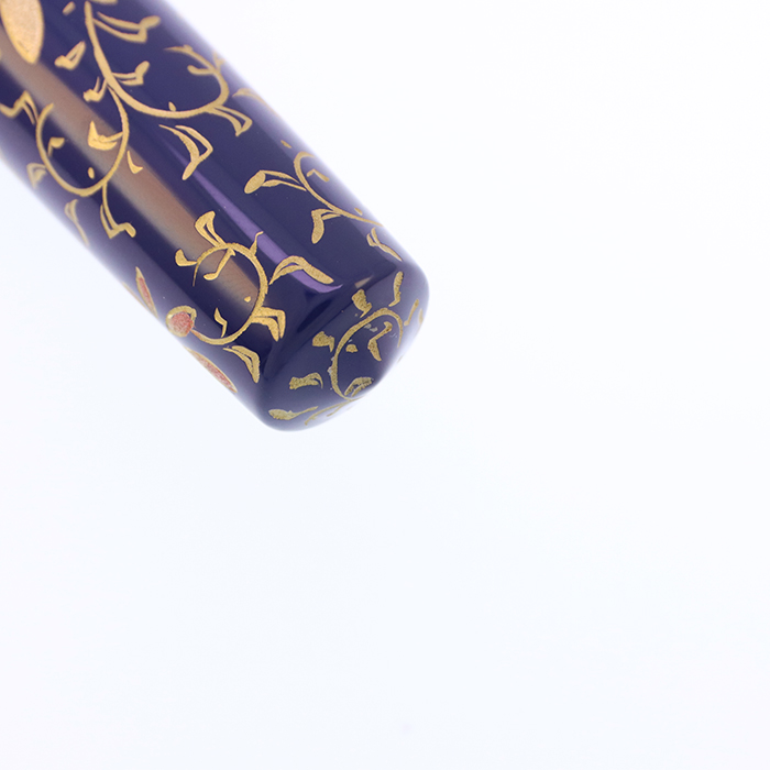 新品)NAKAYA 中屋万年筆 万年筆 シガーピッコロ パルメット 桔梗/色