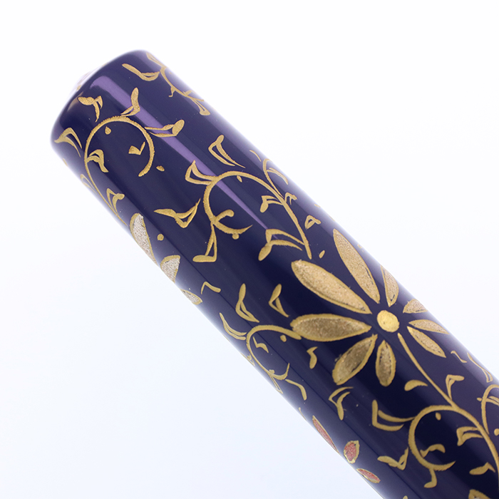 新品)NAKAYA 中屋万年筆 万年筆 シガーピッコロ パルメット 桔梗/色
