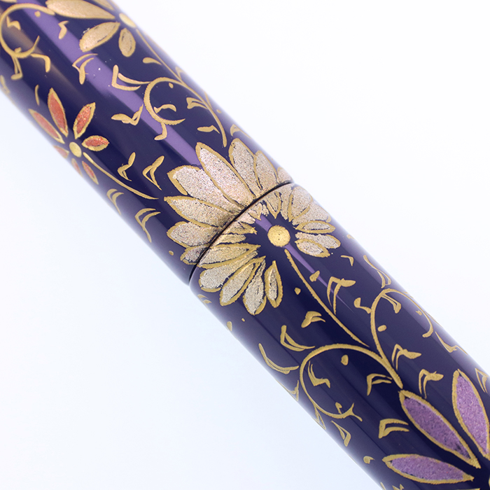 新品)NAKAYA 中屋万年筆 万年筆 シガーピッコロ パルメット 桔梗/色