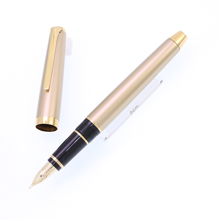 ゴールド ストライプ 万年筆 プロフィット カジュアル 万年筆 ゴールドトリム – セーラーショップ