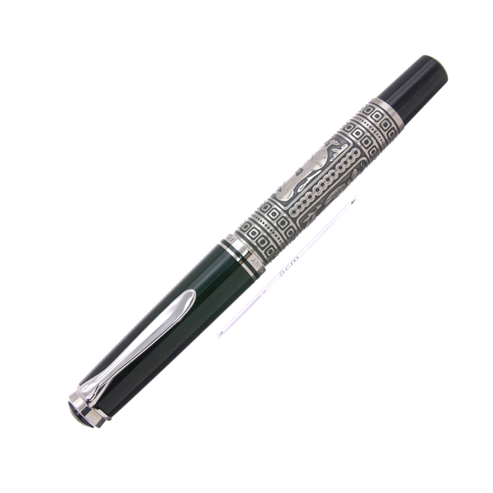 Pelikan Toledo M710 F 万年筆 黒・銀色 付属品完備 Pelikan Toledo M710 F 万年筆 黒・銀色 付属品完備（Pelikan