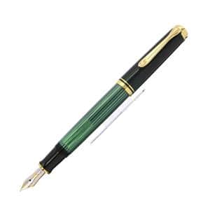Pelikan ペリカン 万年筆 スーベレーン M400 緑縞 EF メイン