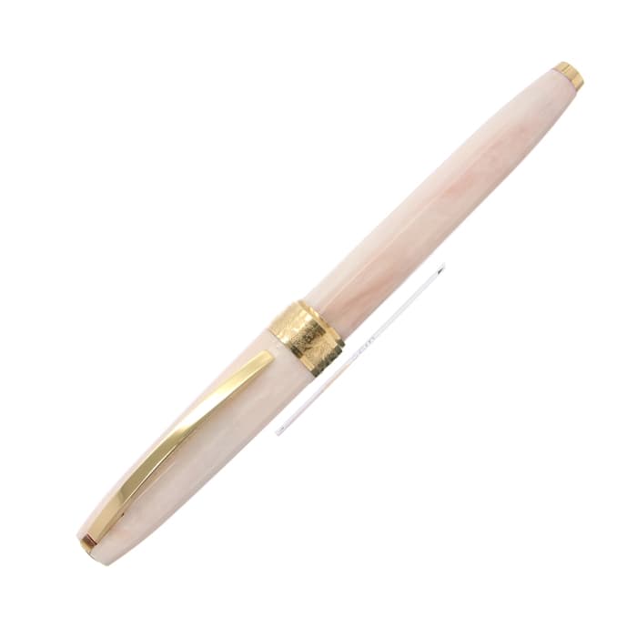 VISCONTI 万年筆 白い花模様 VISCONTI 万年筆 白い花模様