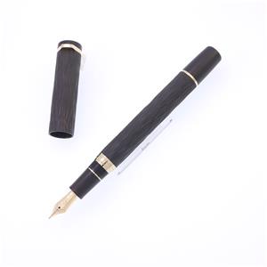 万年筆 エボナイト彫刻夜風 中字