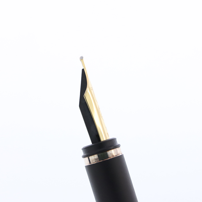 中古)MONTBLANC モンブラン 万年筆 ノブレス ラッカー ブルーマーブル