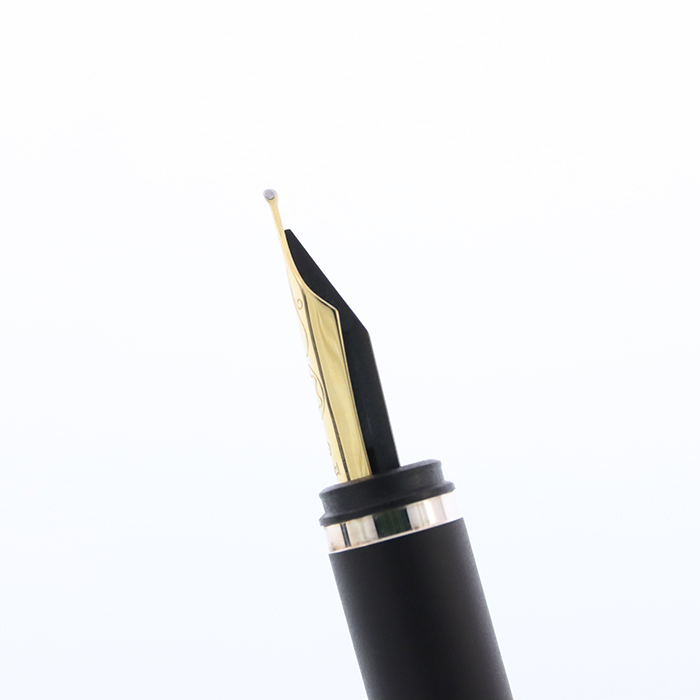 中古)MONTBLANC モンブラン 万年筆 ノブレス ラッカー ブルーマーブル