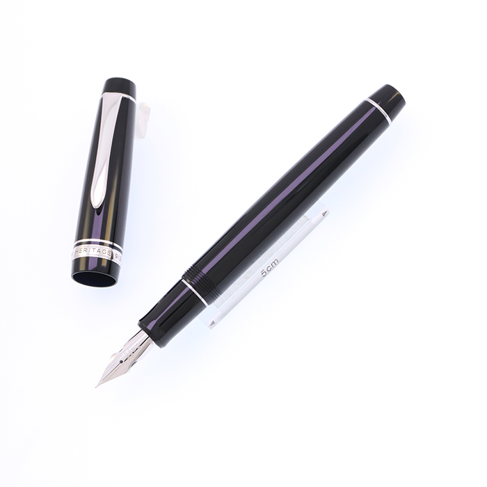 中古)PILOT パイロット 万年筆 カスタム ヘリテイジ912 ブラック
