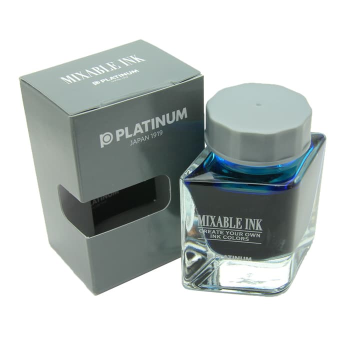 新品)PLATINUM プラチナ ボトルインク ミクサブルインク #57 アクア