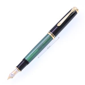 Pelikan ペリカン 万年筆 スーベレーン M800 グリーンストライプ EF メイン