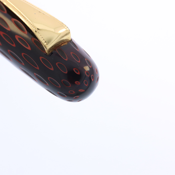 中古)SAKAI EISUKE 酒井栄助 万年筆 手造り万年筆 インキ止め 鎌倉彫り