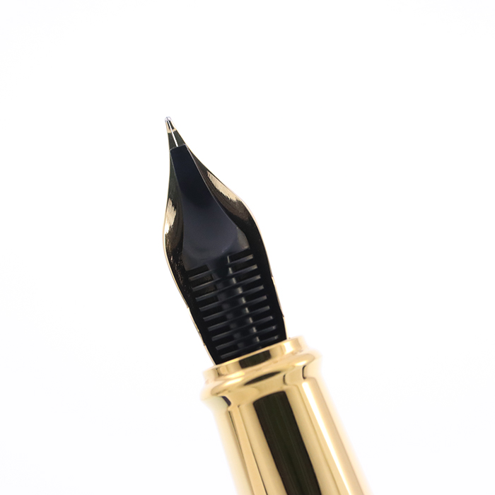 S.T Dupont ゴールド 万年筆 ペン先K14 585 S.T Dupont ゴールド