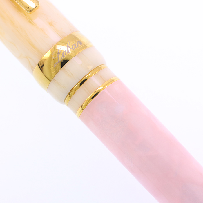 中古)LABAN ラバン 万年筆 325 ダマスク サクラ 14K/F フレックス