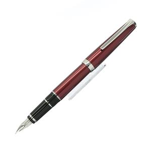 PILOT パイロット 万年筆 エラボー レッド 軟細字 (金属軸) メイン