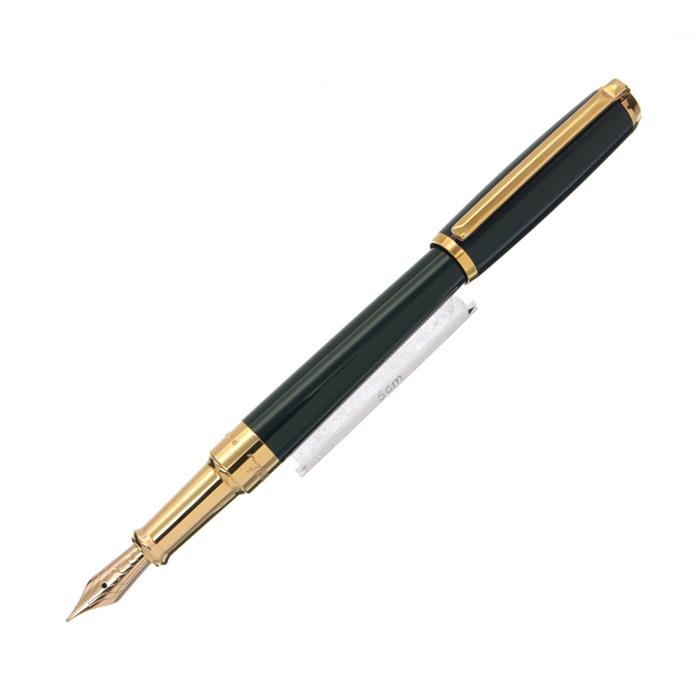 S.T.Dupont エス・テー・デュポン 万年筆 ラインD ミディアム ブルーラッカー&ピンクゴールド