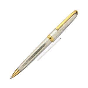 Cartier カルティエ ボールペン ルイ カルティエ ツートーンシルバープレイテッド SP ゴドロン メイン