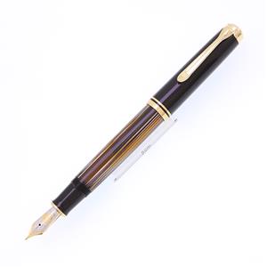 万年筆 スーベレーン M800 茶縞 F