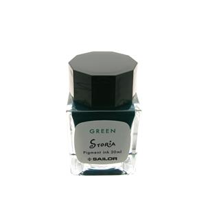SAILOR セーラー ボトルインク STORiA ストーリア 顔料 バルーン(グリーン) 20ml メイン