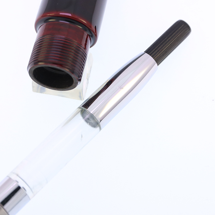 中古)NAKAYA 中屋万年筆 万年筆 ライター ポータブル 黒溜 廻り止め 九