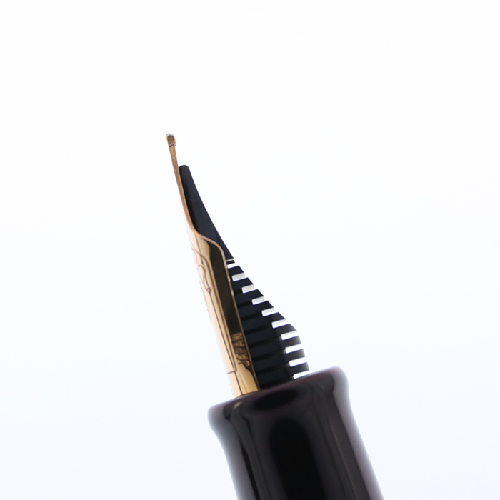 【NAKAYA 】中屋万年筆 背鰭II 碧溜14K ピンクゴールド EF 中古)NAKAYA 中屋万年筆 万年筆 ライター ポータブル 黒溜 廻り止め 九