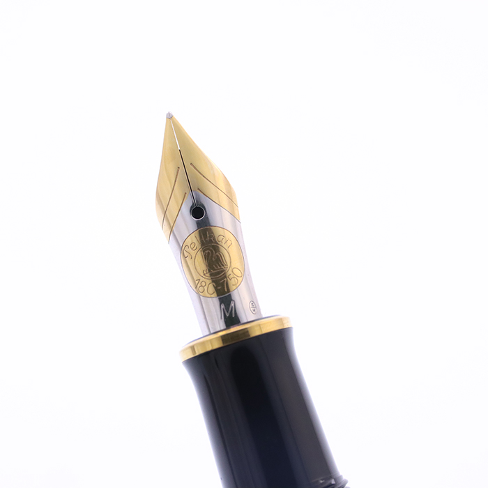 中古)Pelikan ペリカン 万年筆 150周年記念 M750 ロールシルバー M