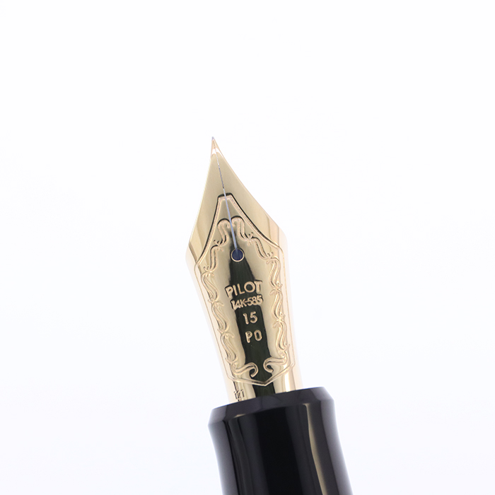中古)PILOT パイロット 万年筆 カスタム743 ブラック ポスティング