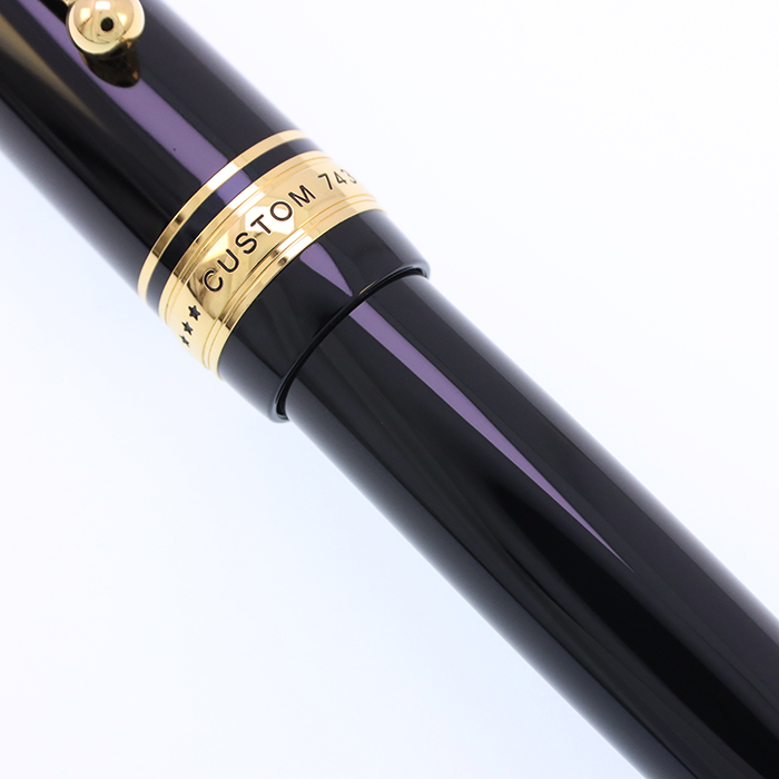 中古)PILOT パイロット 万年筆 カスタム743 ブラック ポスティング