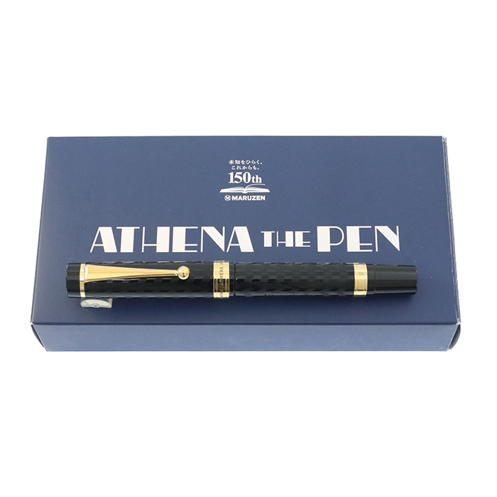 中古)MARUZEN 丸善 万年筆 丸善創業150周年記念 アテナ・ザ・ペン 中字
