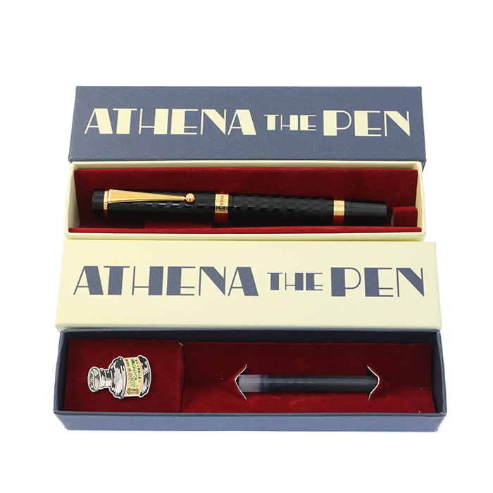 中古)MARUZEN 丸善 万年筆 丸善創業150周年記念 アテナ・ザ・ペン 中字