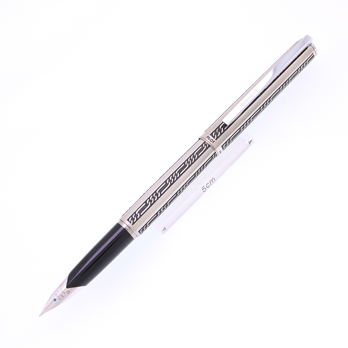 中古)PILOT パイロット 万年筆 グランディ スターリングシルバー