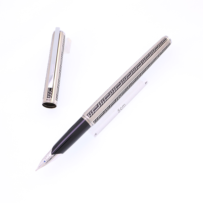 中古)PILOT パイロット 万年筆 グランディ スターリングシルバー