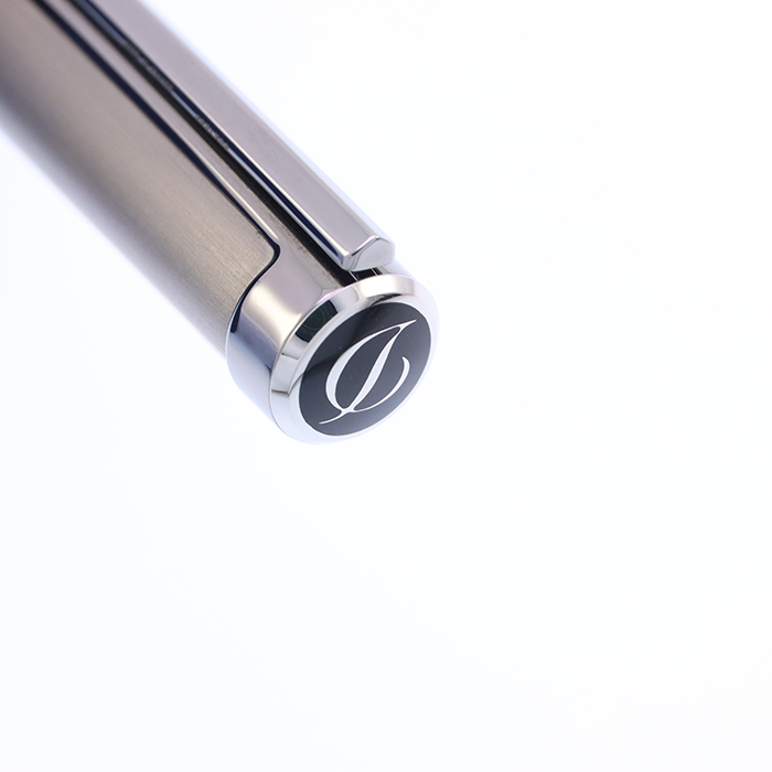 中古)S.T.Dupont エス・テー・デュポン 万年筆 デフィ チタニウム