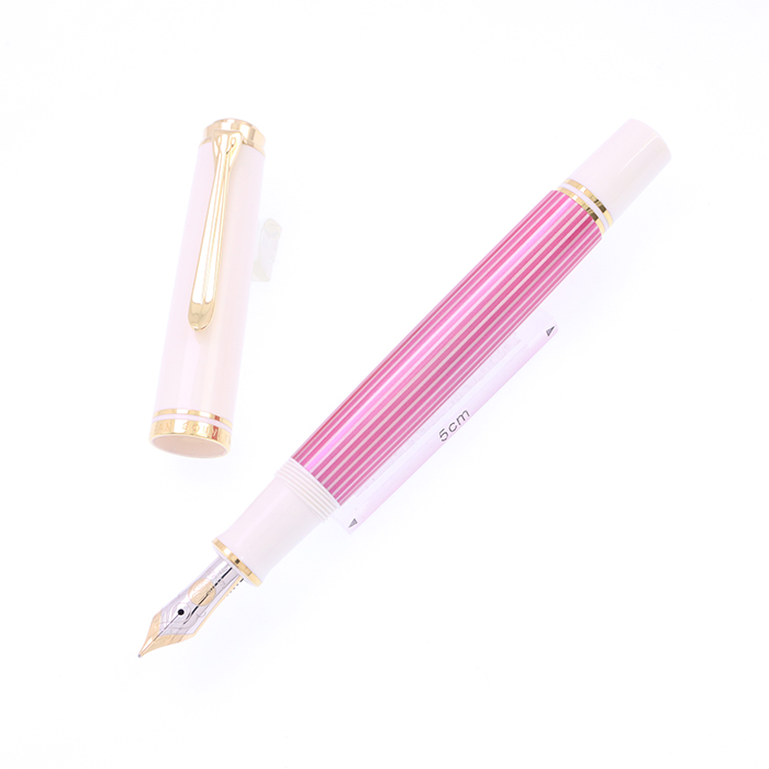 中古)Pelikan ペリカン 万年筆 スーベレーン M600 ピンク F(商品ID 中古)Pelikan ペリカン 万年筆 スーベレーン M600 ピンク F(商品ID