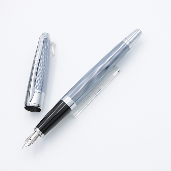 中古)CROSS クロス 万年筆 アポジー フロスティスティール F(商品ID 中古)CROSS クロス 万年筆 アポジー フロスティスティール F(商品ID