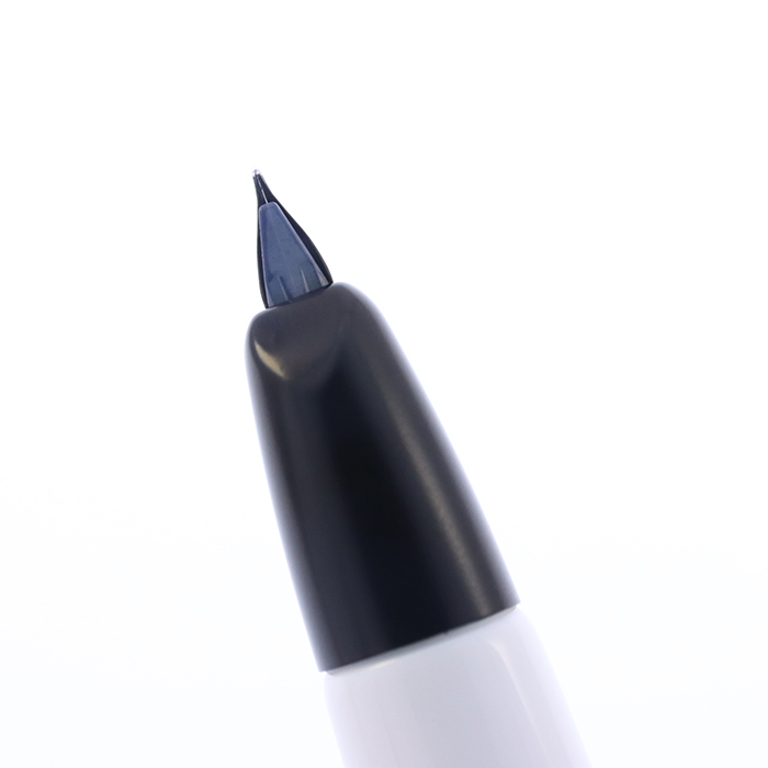 中古)PILOT パイロット 万年筆 キャップレス ブラック&ホワイト 細字