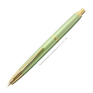 PILOT パイロット 万年筆 2019年限定 キャップレス デシモ メタリックソフトグリーン 細字 [研磨] メイン
