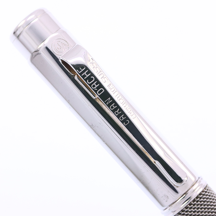 [ジャンク]カランダッシュ バリアス アイバンホー 万年筆 カランダッシュ（CARAN d'ACHE） 万年筆バリアス アイバンホーシルバー